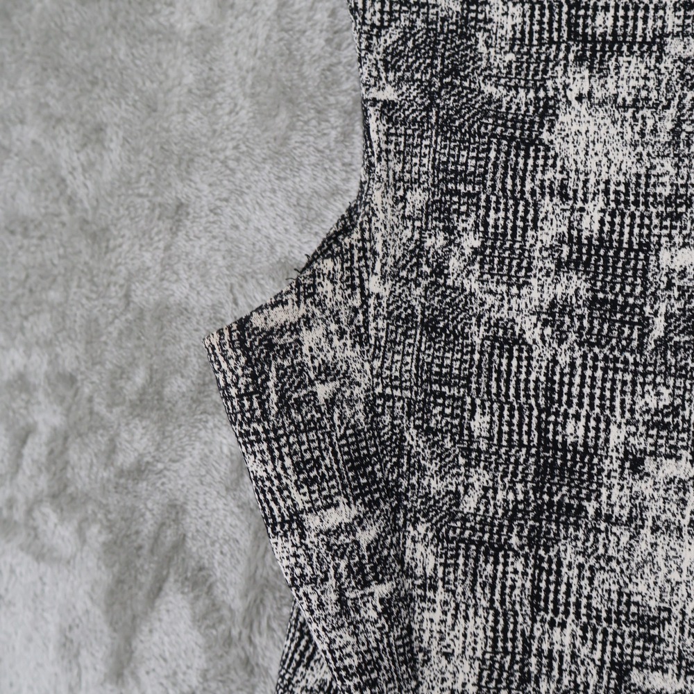 MM LaFleur Aditi Sheath Dress Womens 4 Gray Abstract Sleeveless Polished Career - Picture 12 of 16
